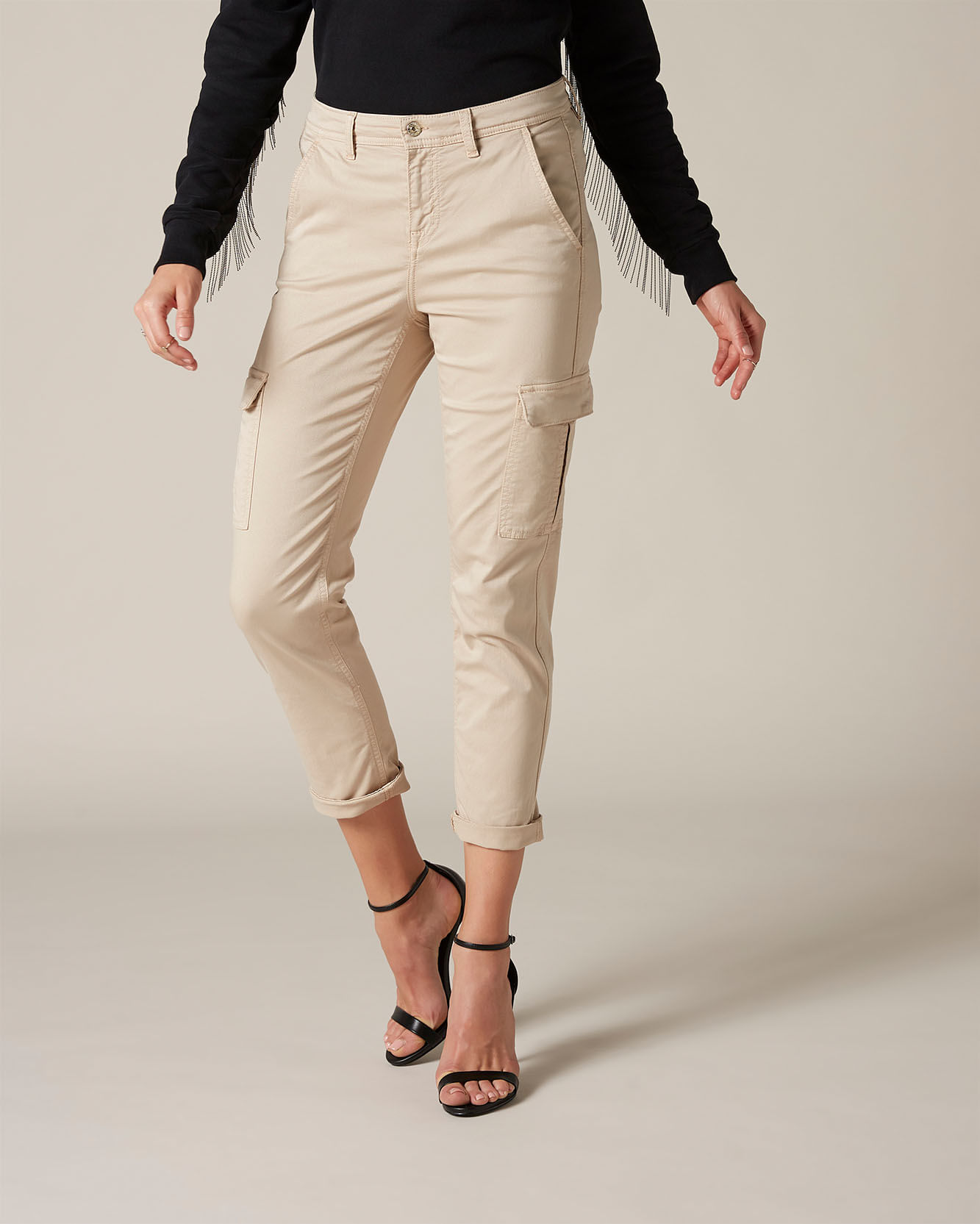 CALCA CARGO CHINO NON DENIM MODAL TWILL