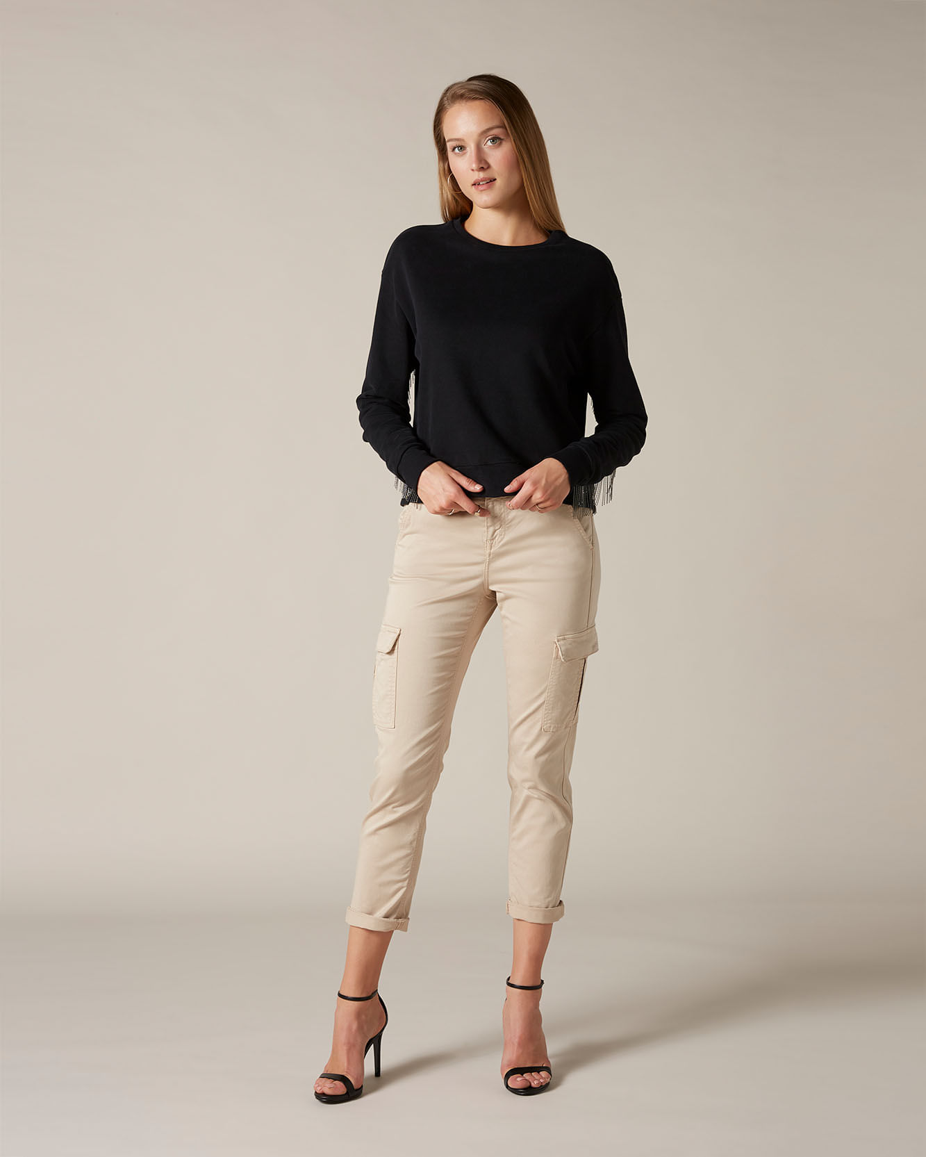 CALCA CARGO CHINO NON DENIM MODAL TWILL