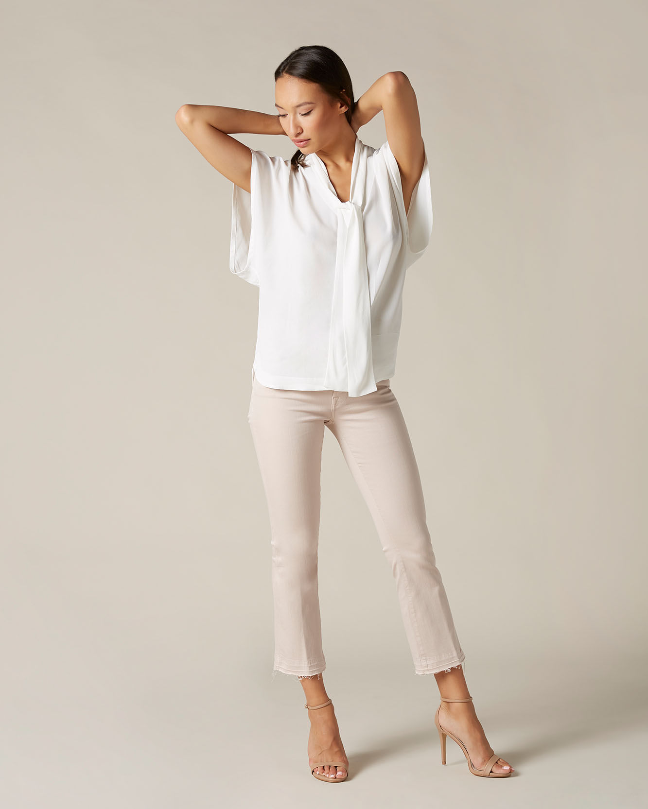 CALCA CROPPED BOOT UNROLLED NON DENIM CO