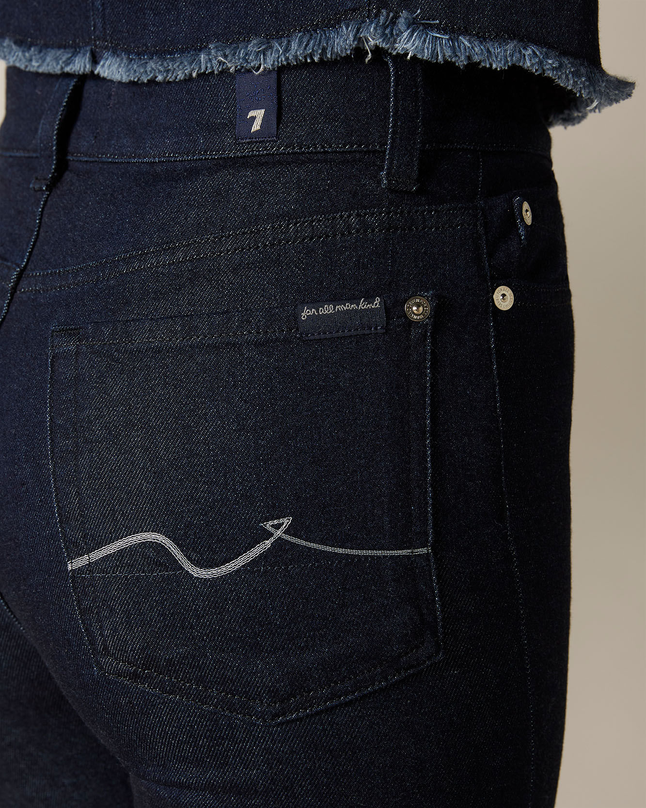 CALCA HW FLARE DENIM MINIMAL