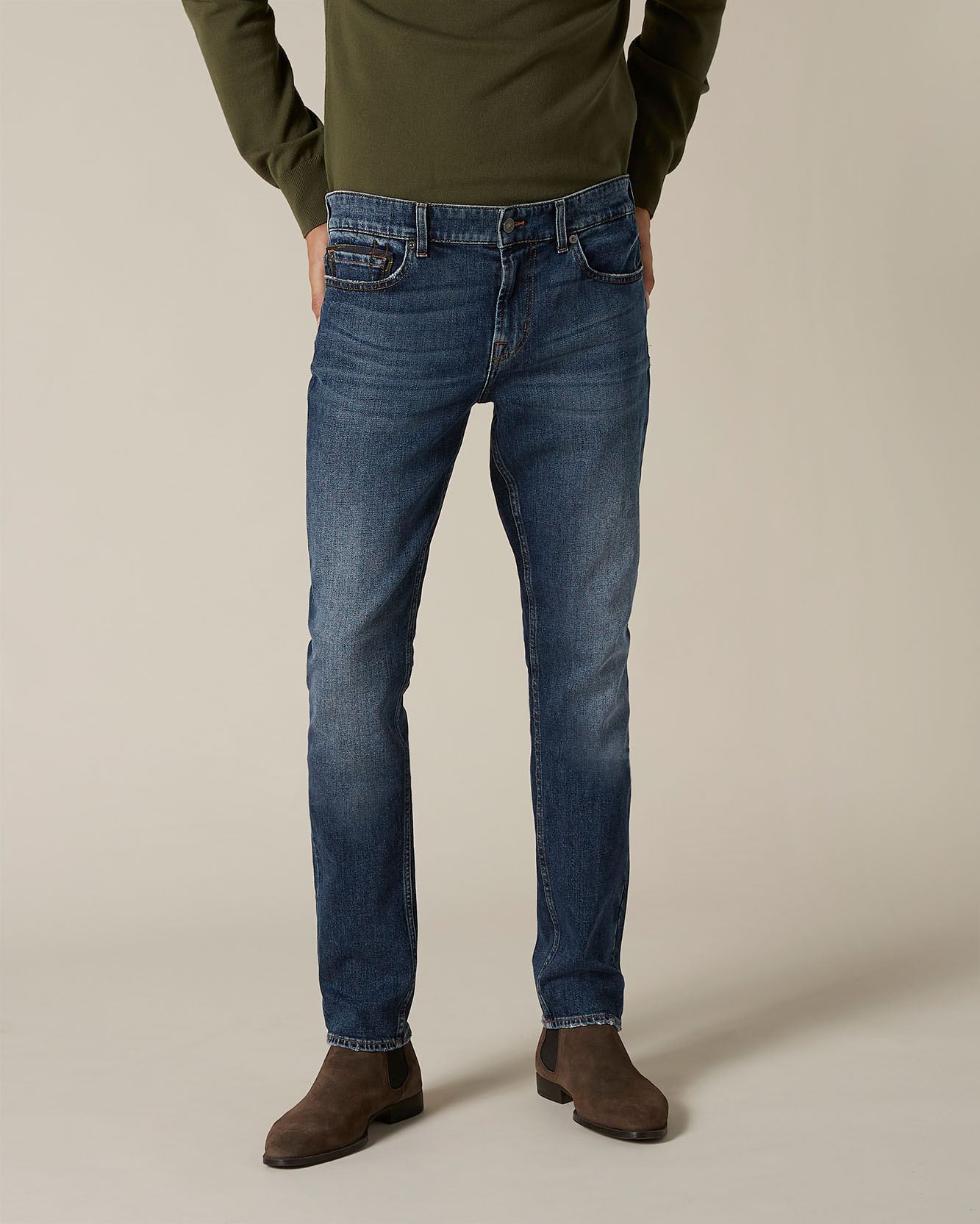 CALCA RONNIE DENIM EMERALD