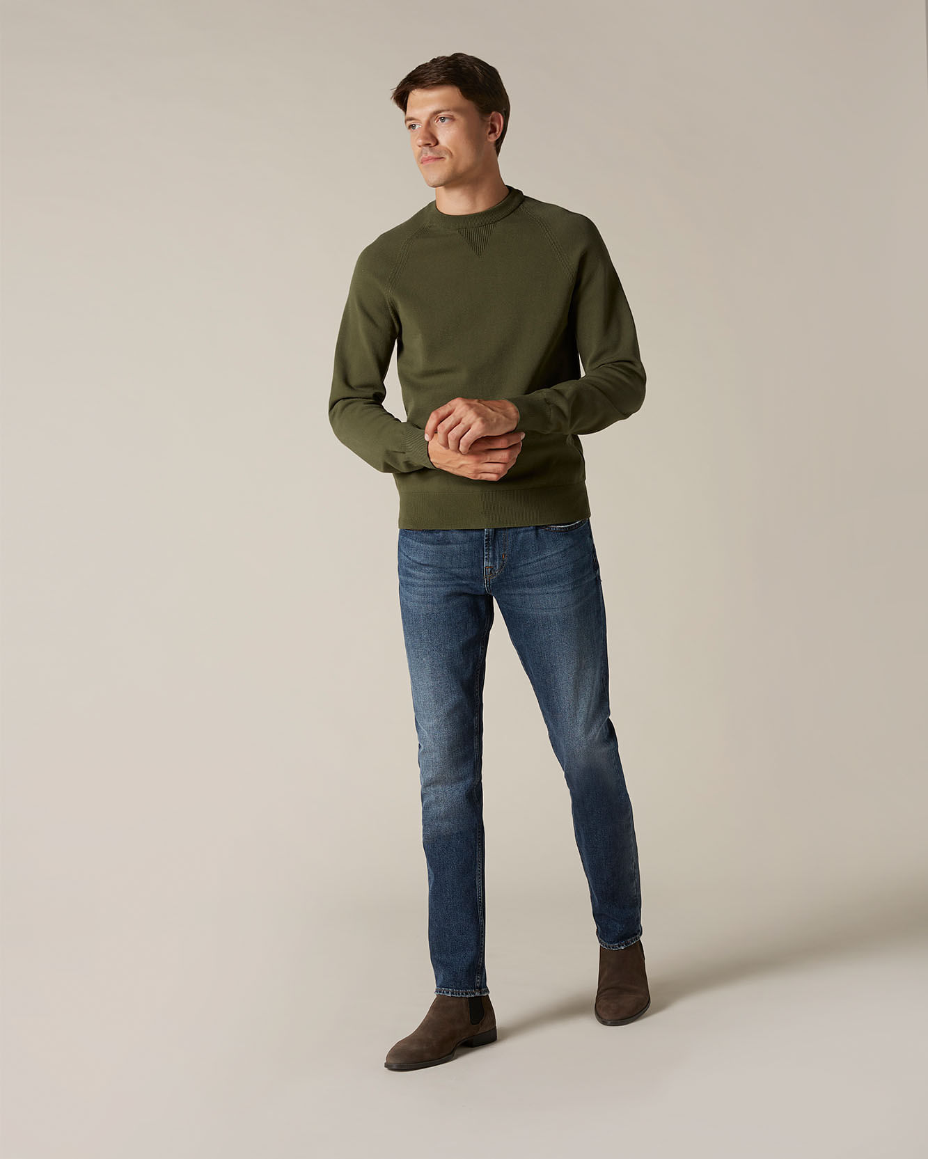 CALCA RONNIE DENIM EMERALD