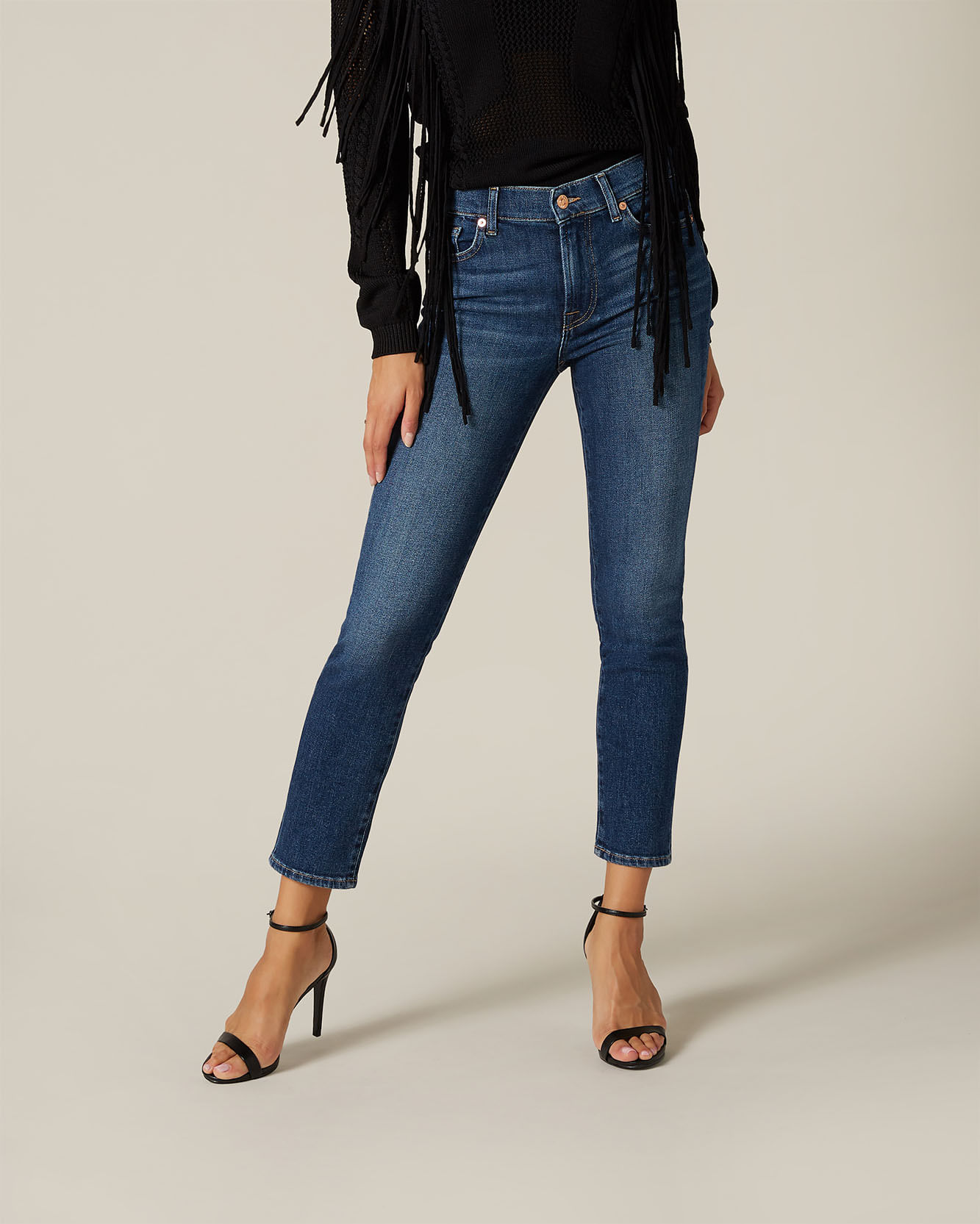 CALCA ROXANNE ANKLE DENIM IMPRINT