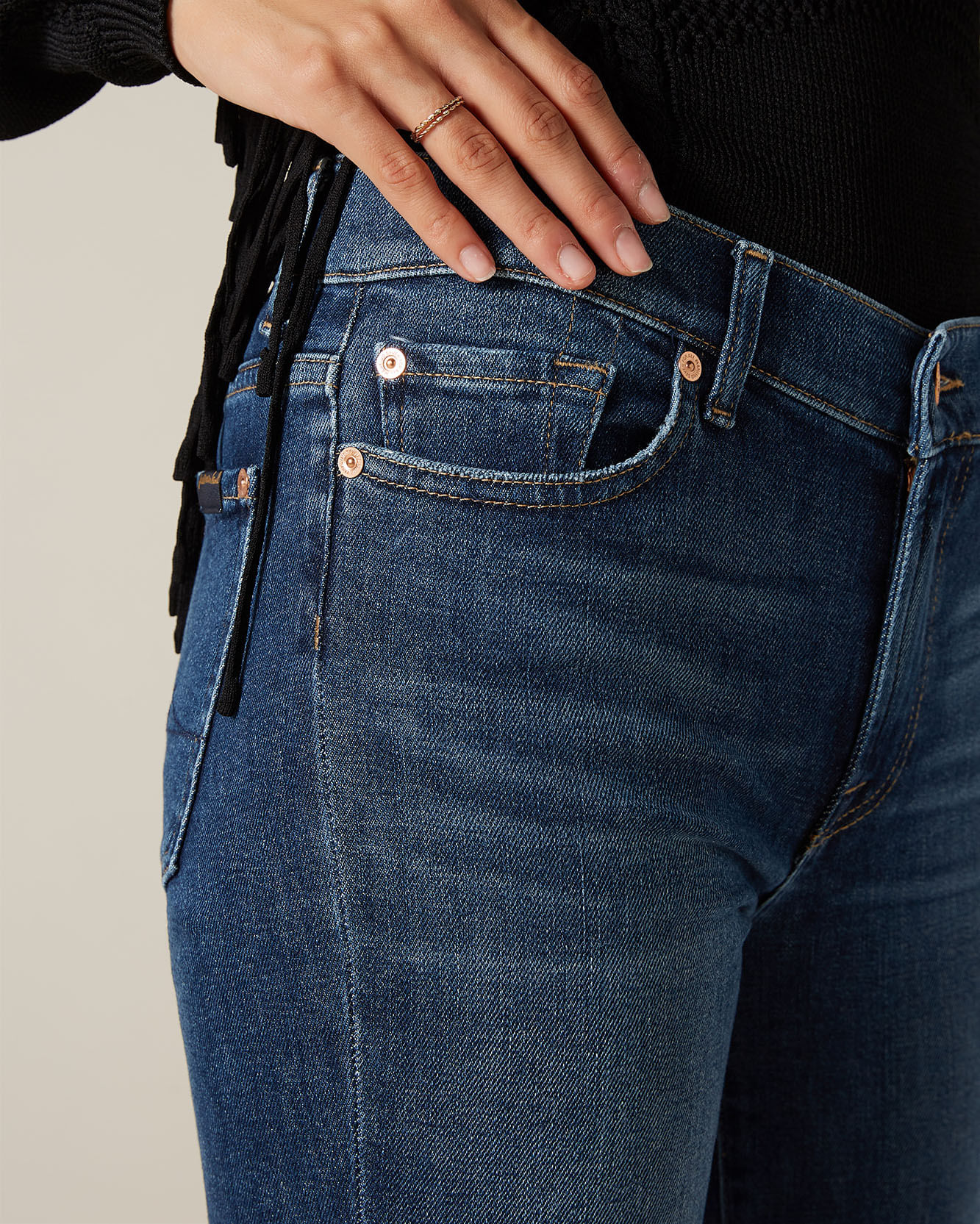 CALCA ROXANNE ANKLE DENIM IMPRINT