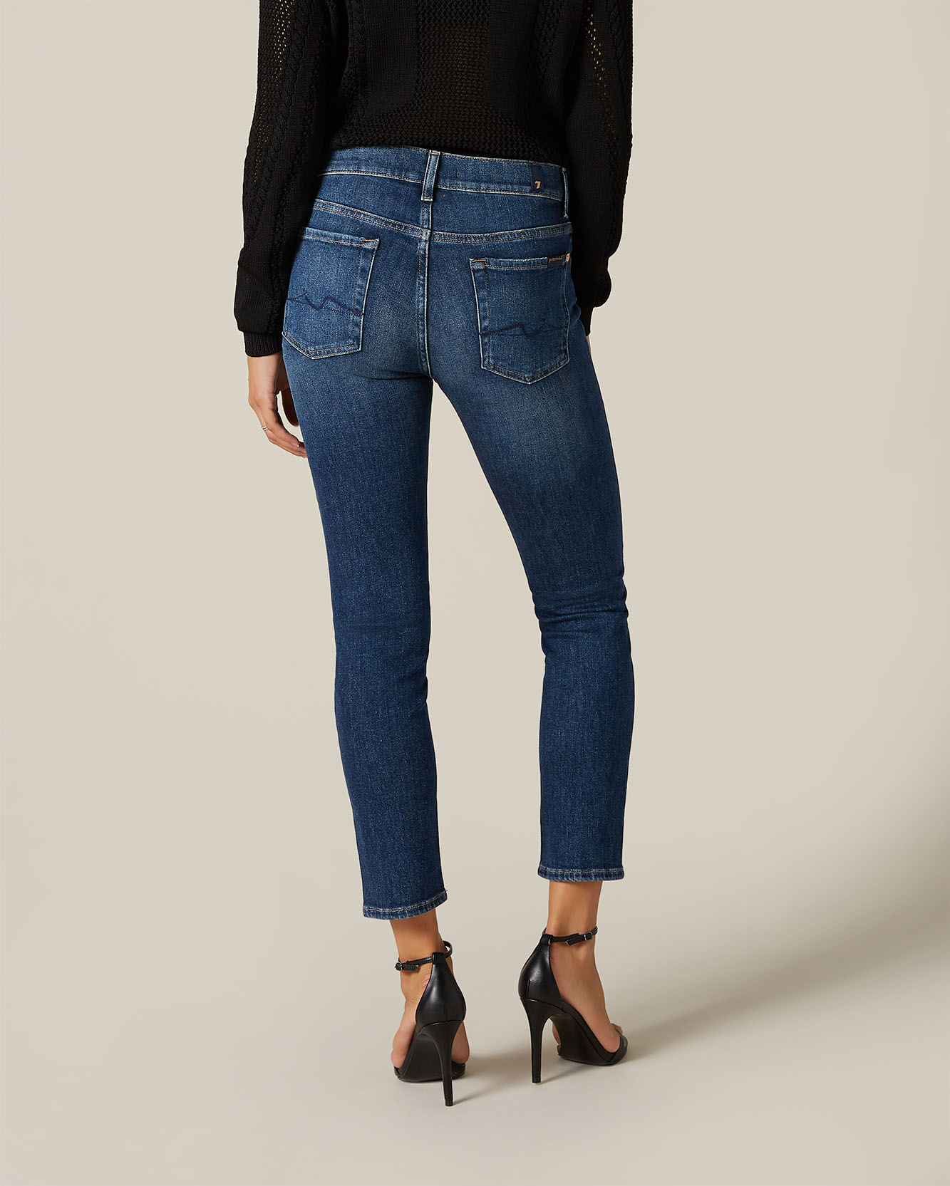 CALCA ROXANNE ANKLE DENIM IMPRINT