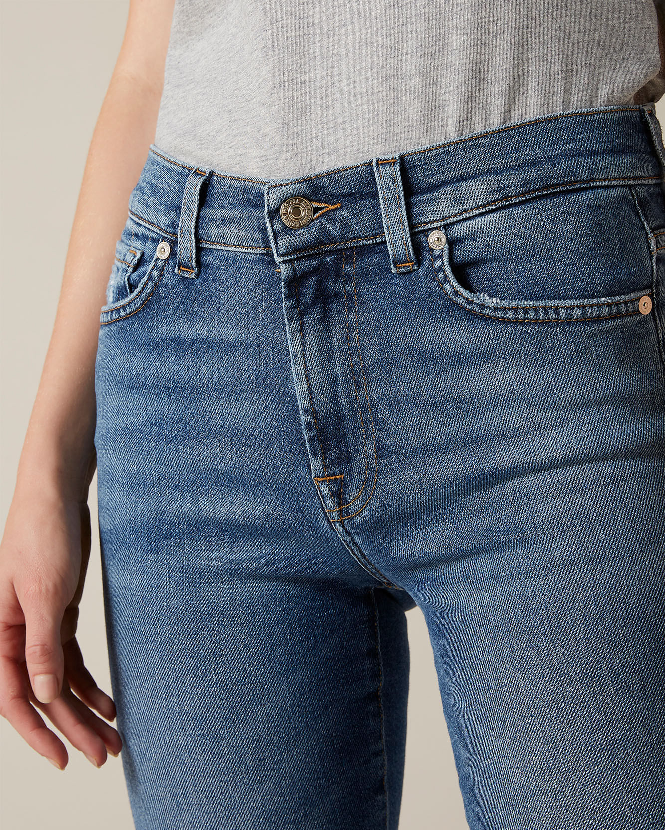 CALCA ROXANNE ANKLE DENIM LUXE VINTAGE C