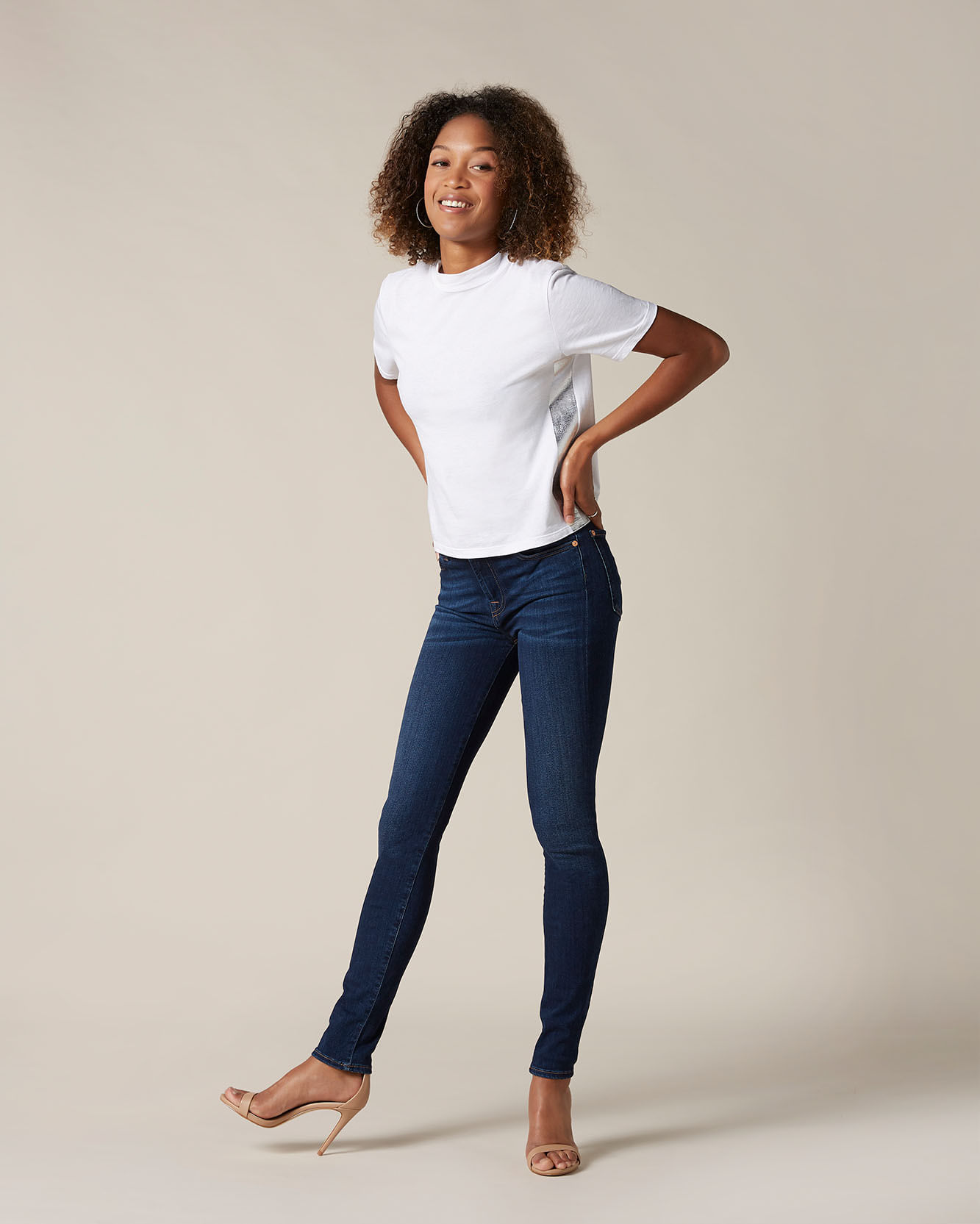 CALCA THE SKINNY DENIM SLIM ILLUSION LUX