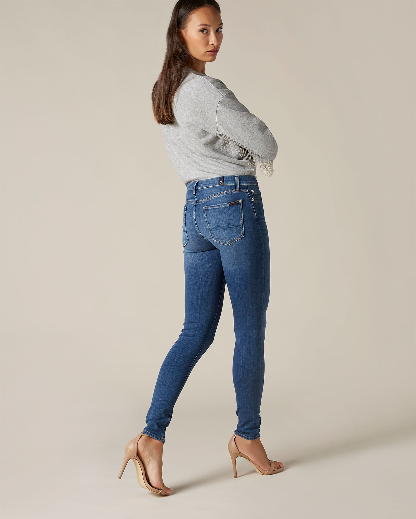 CALCA THE SKINNY DENIM SLIM ILLUSION LUX