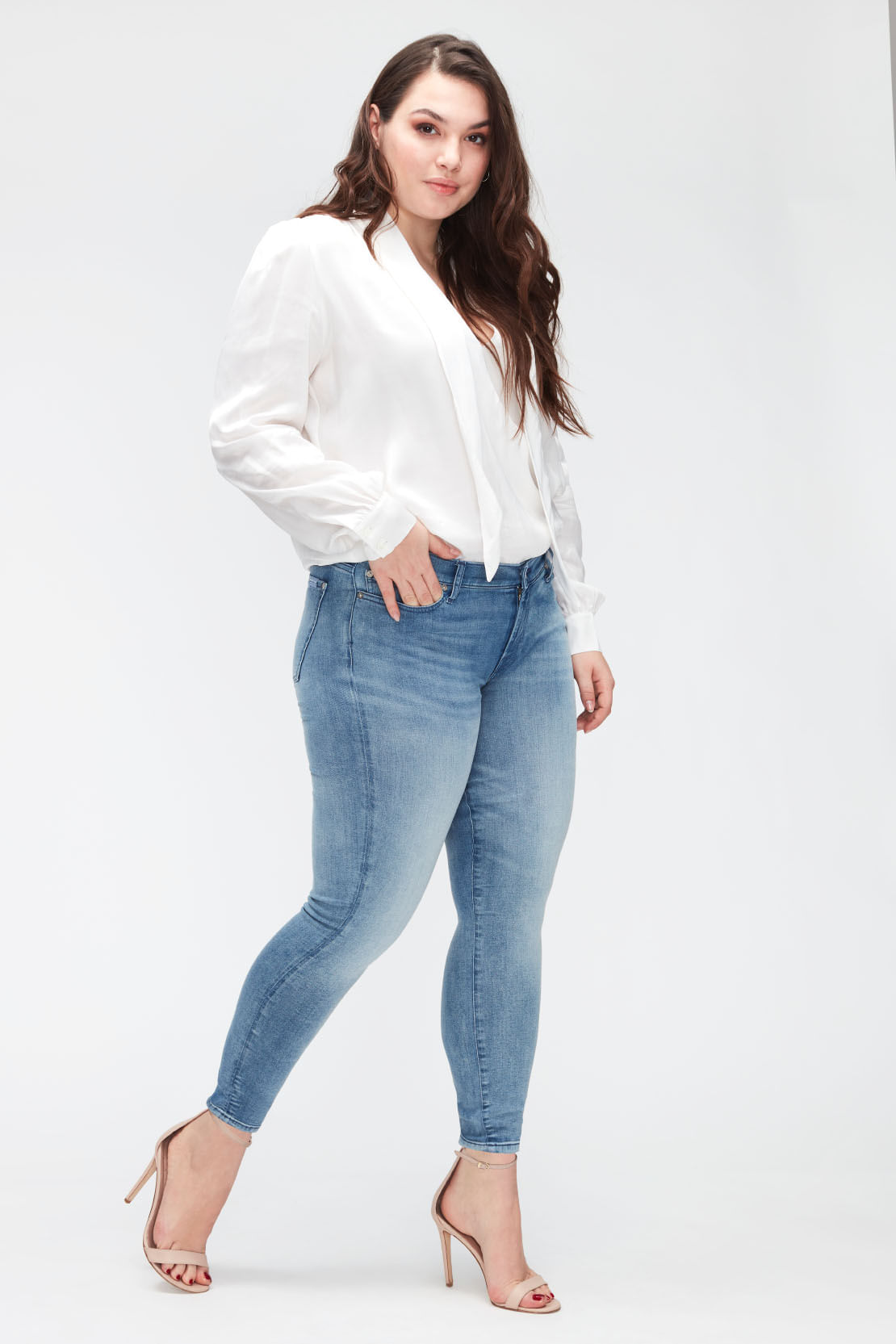 CALCA THE SKINNY CROP Bair Mirage