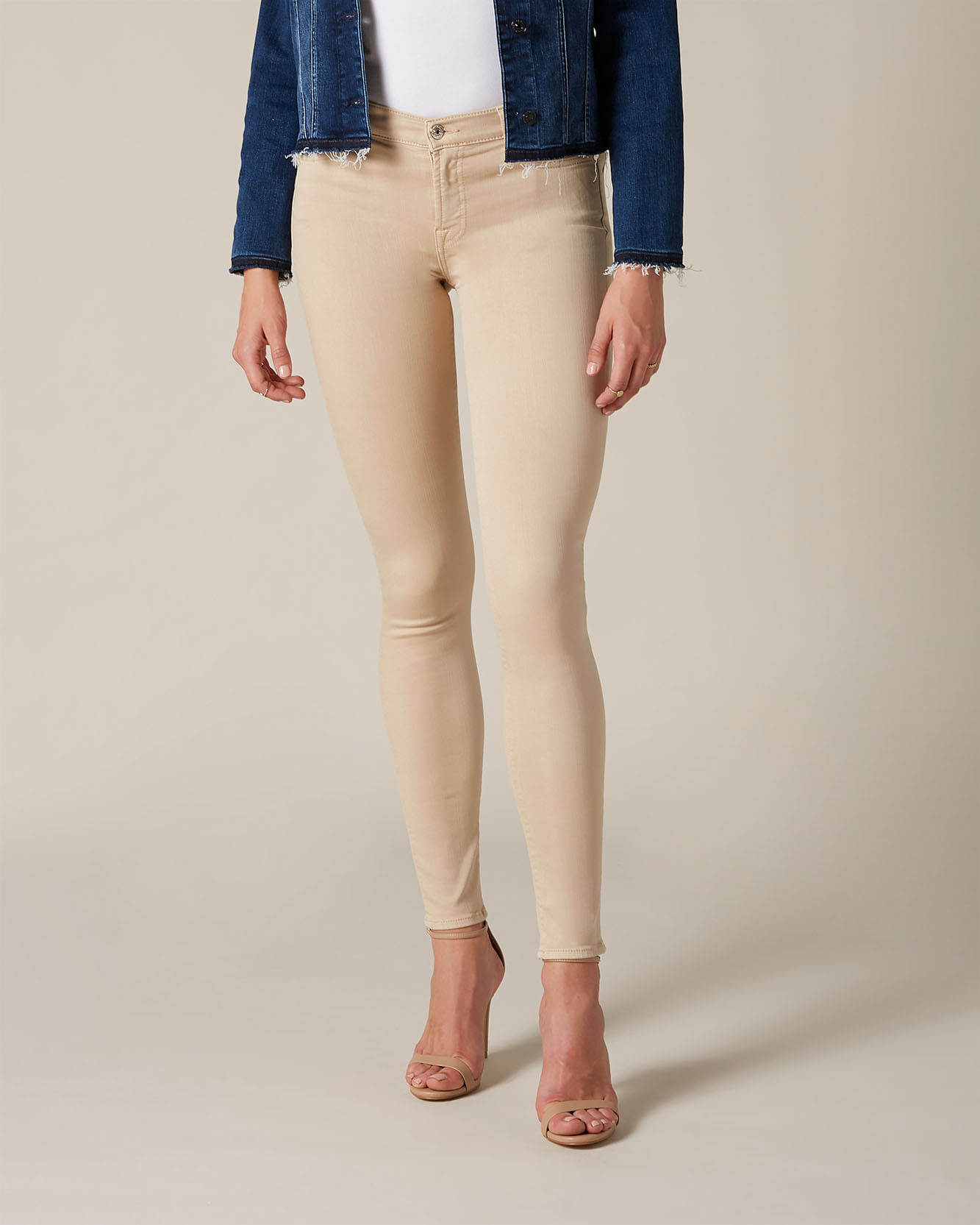 CALCA THE SKINNY NON DENIM COLORED SLIM