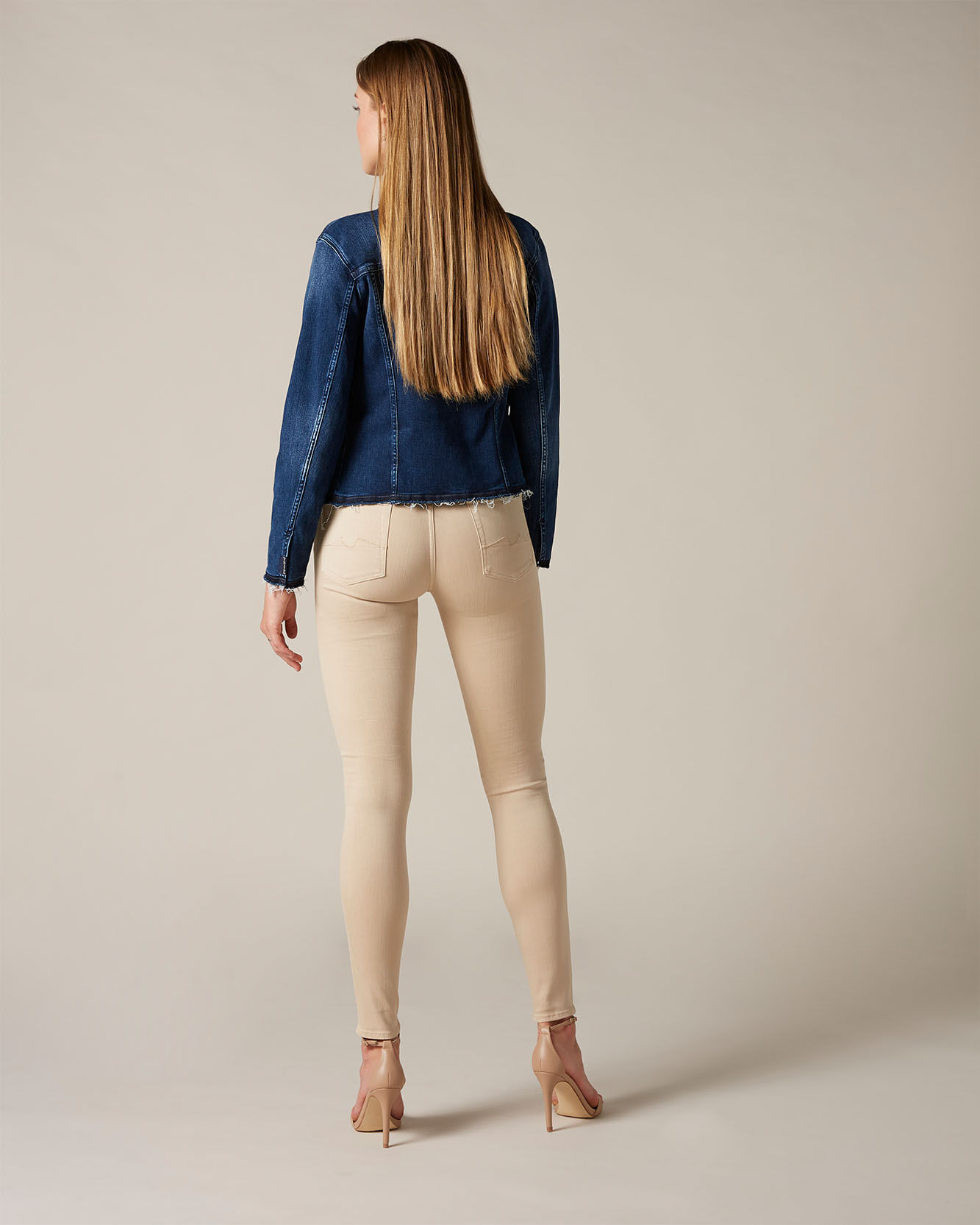 CALCA THE SKINNY NON DENIM COLORED SLIM