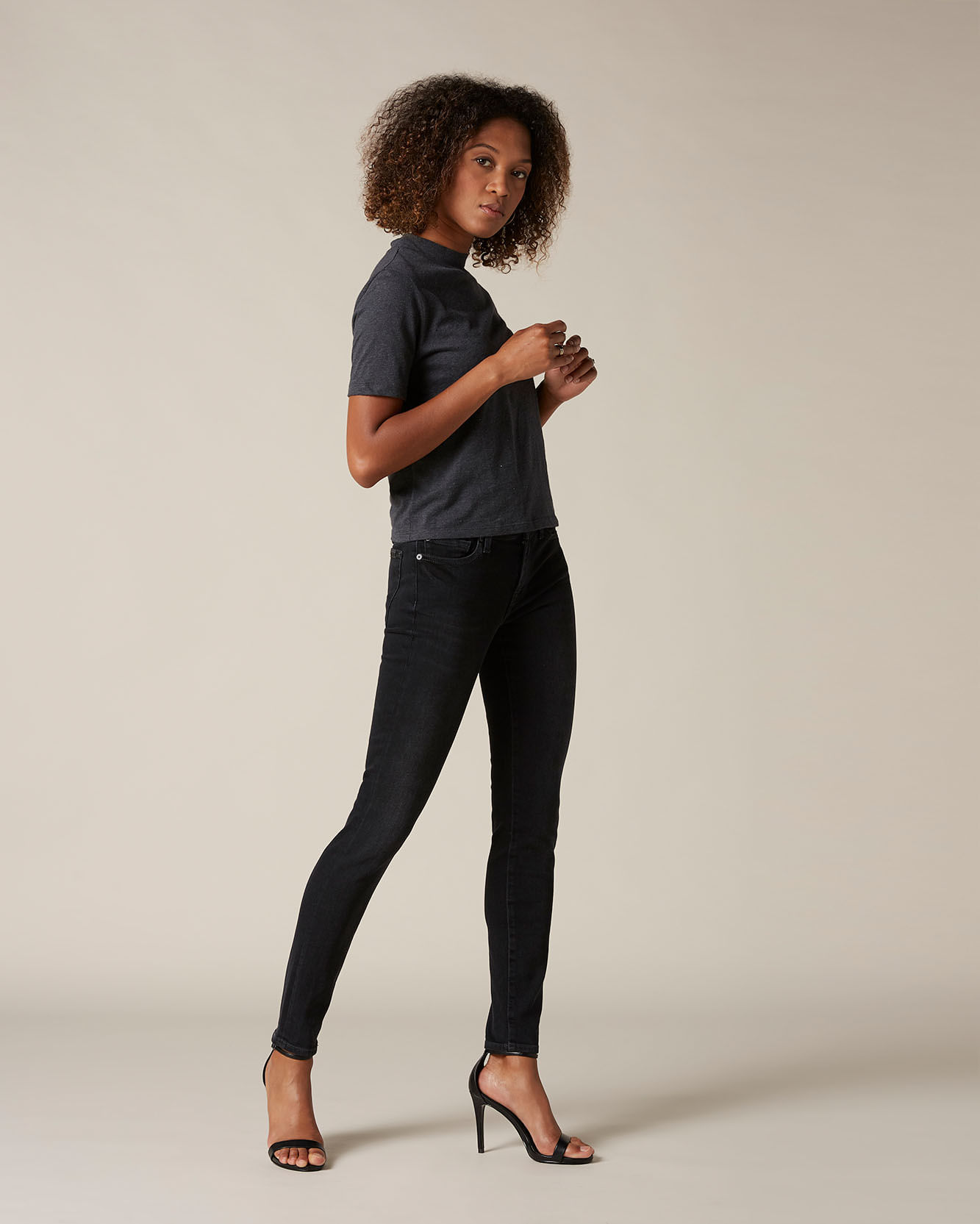 CALCA THE SKINNY DENIM SLIM ILLUSION UNI