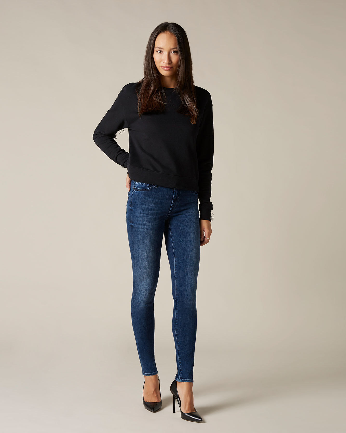 CALCA THE SKINNY DENIM SLIM ILLUSION INT