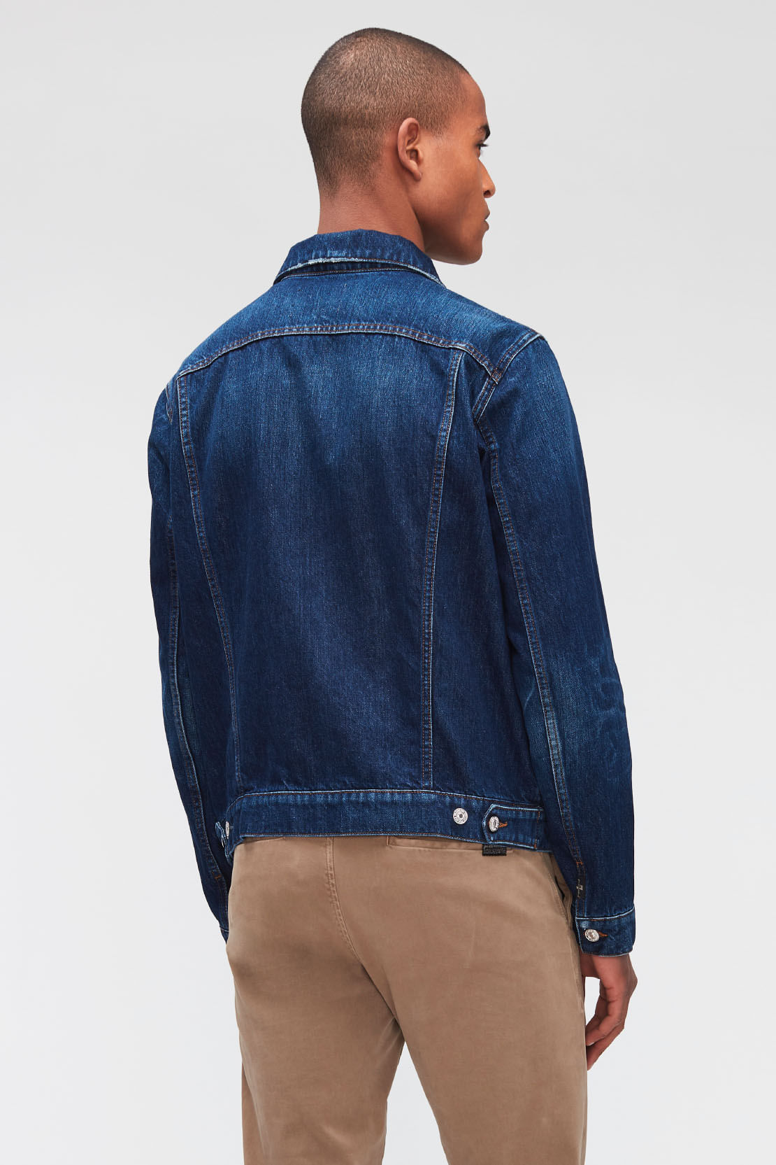 TRUCKER PLEATED JACKET ANY TIME