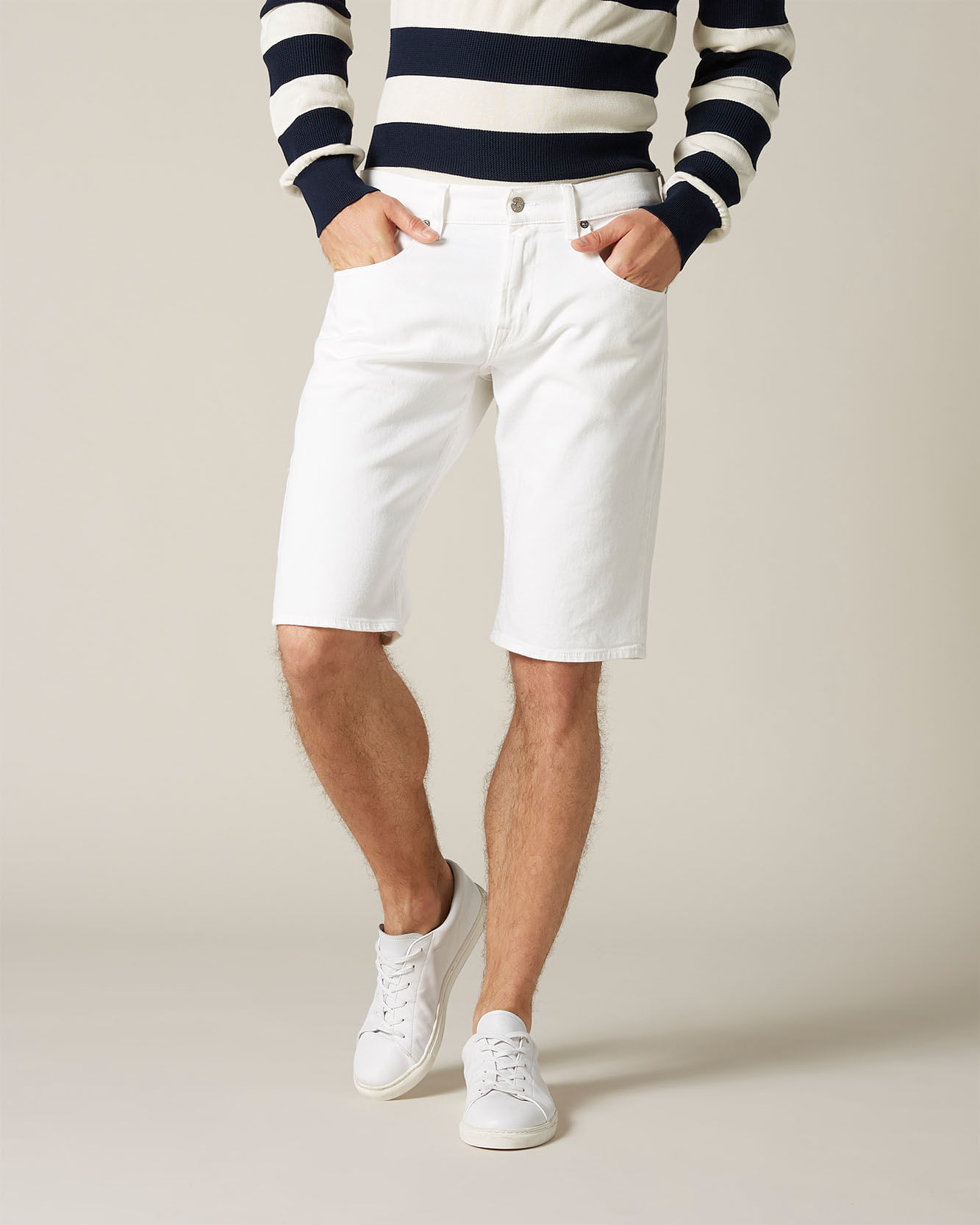 REGULAR SHORTS PEACEFUL WHITE