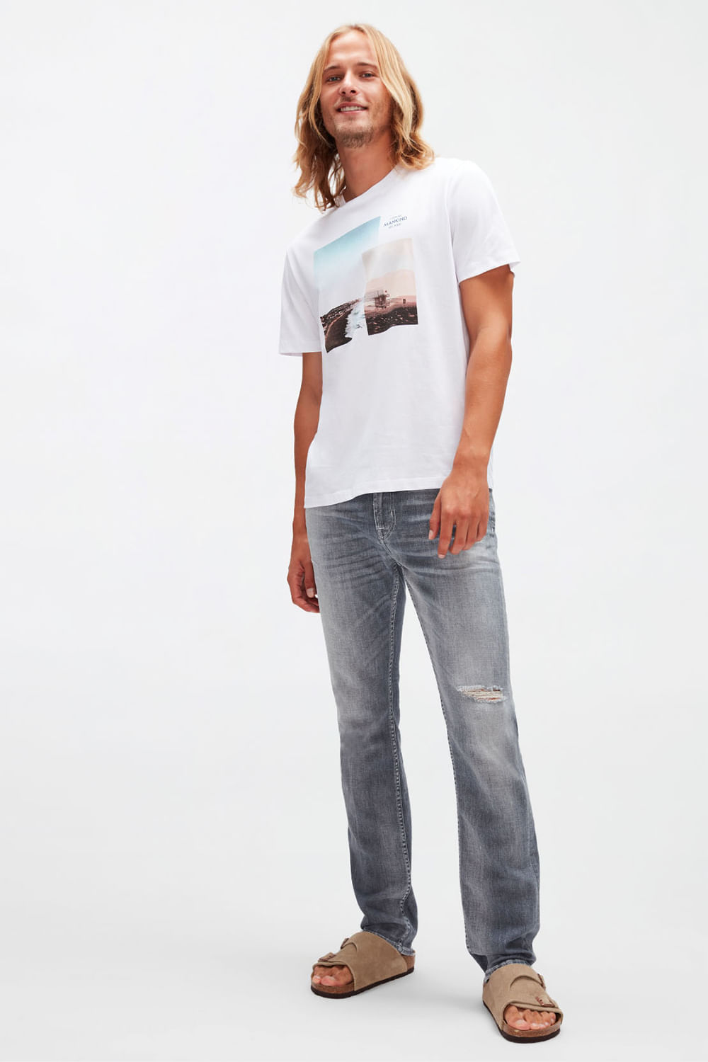 GRAPHIC TEE BEACH WHITE