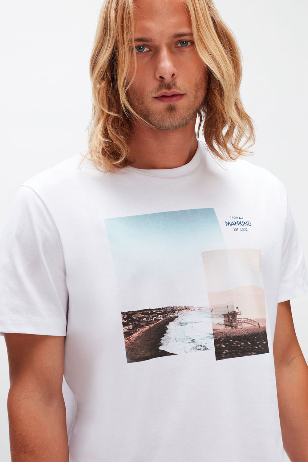 GRAPHIC TEE BEACH WHITE