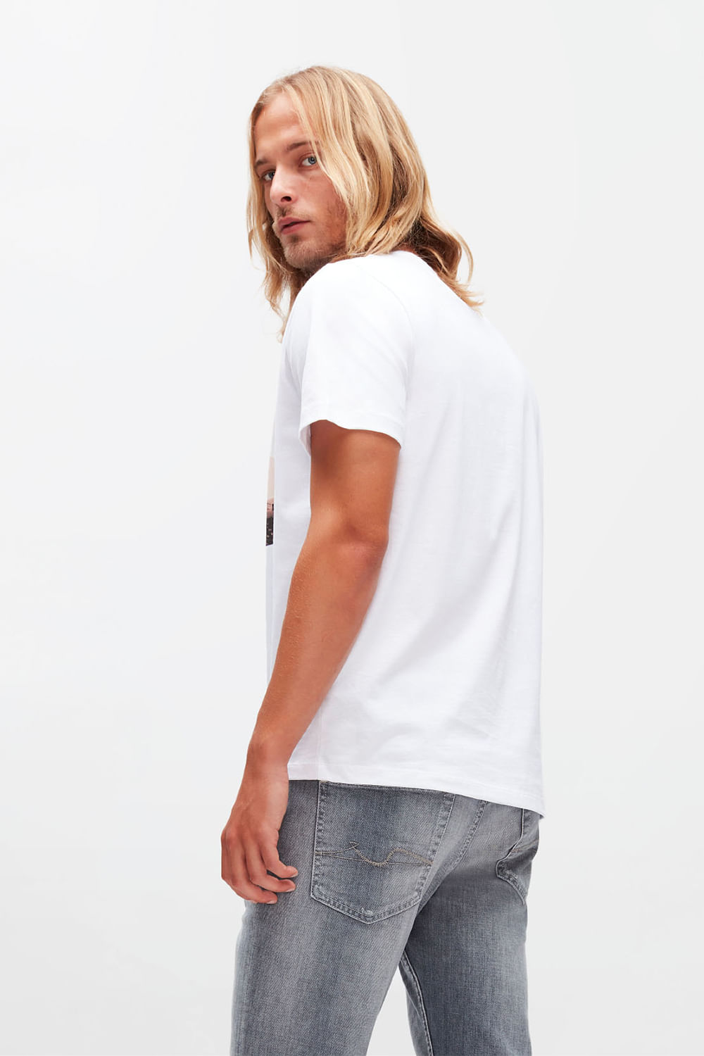 GRAPHIC TEE BEACH WHITE