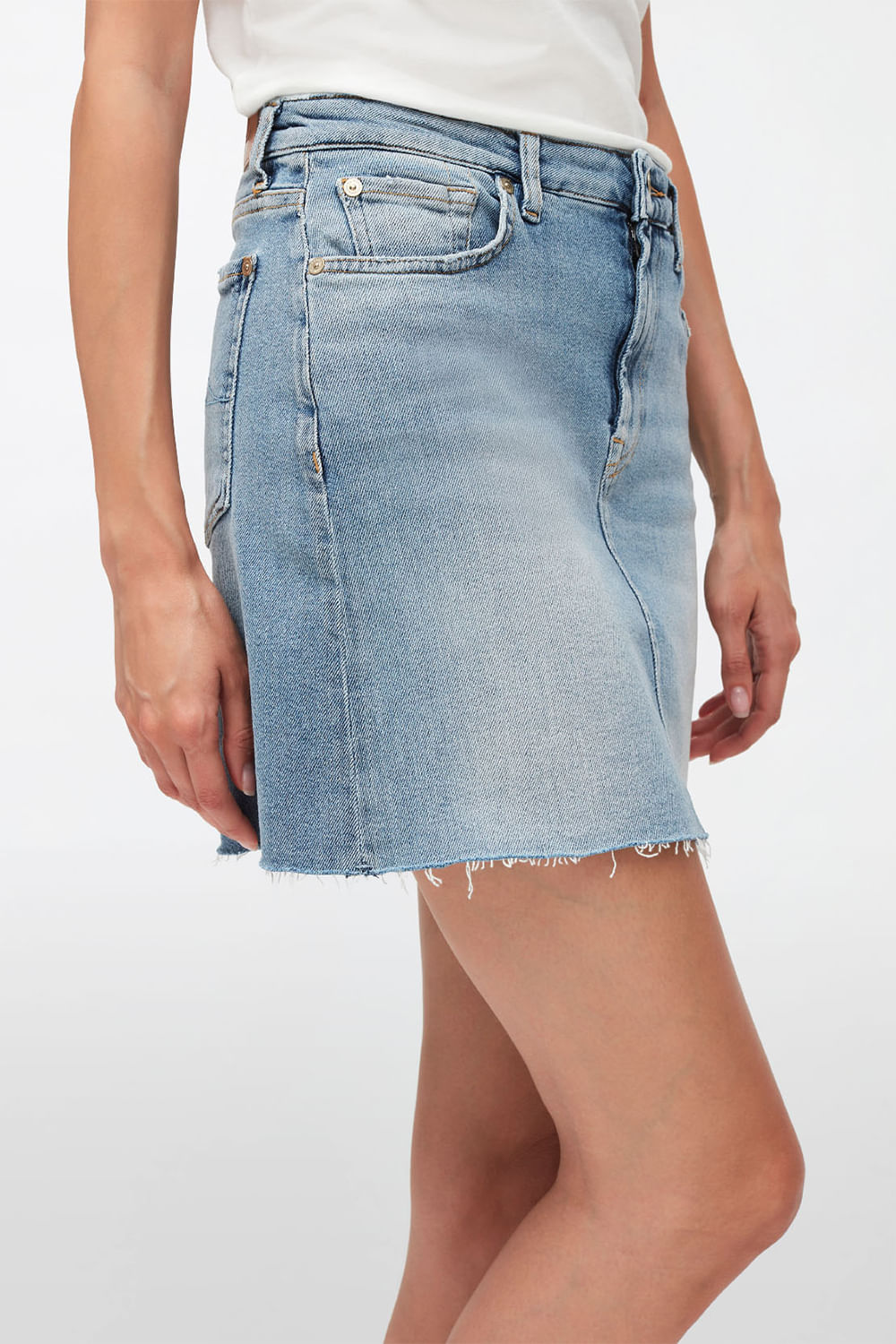 A-LINE Luxe Vint Dream Time Raw Hem