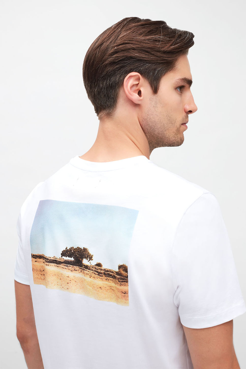 GRAPHIC TEE Tree Cotton White