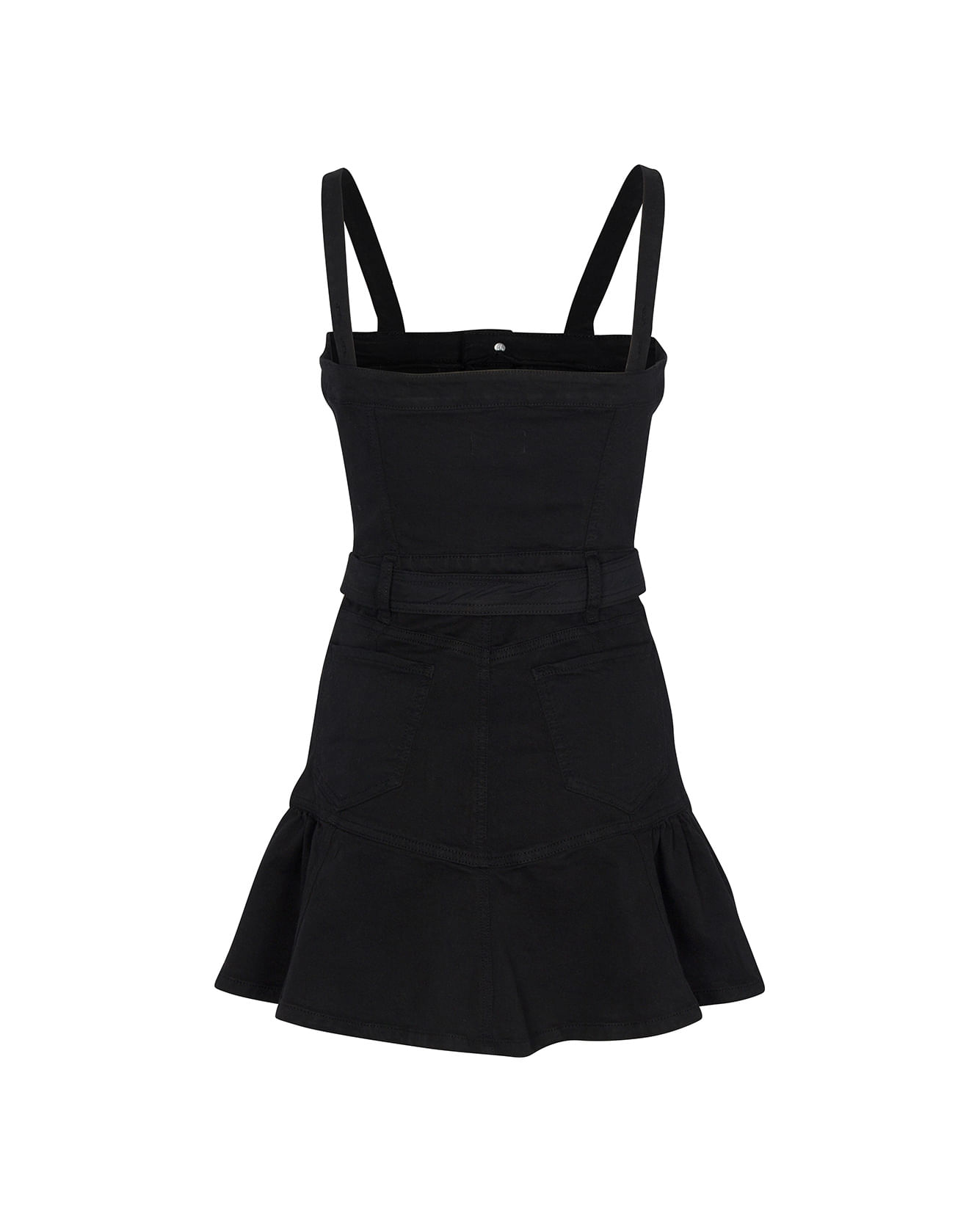 SURPLUS FLOUNCE DRESS Black