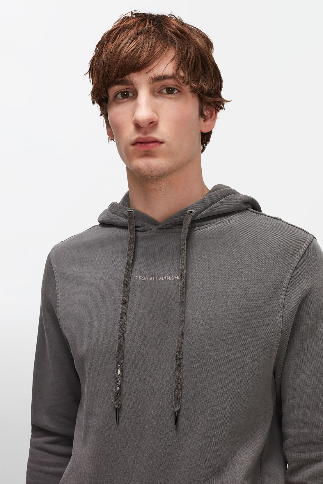 HOODIE Mineral Dye Charcoal Grey