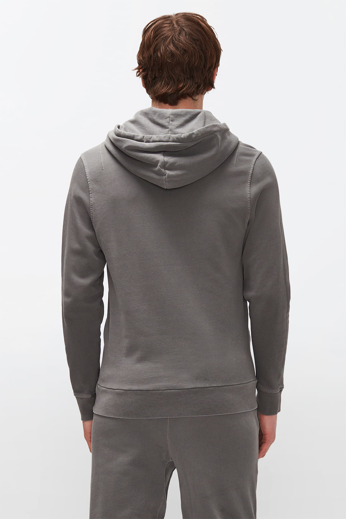 HOODIE Mineral Dye Charcoal Grey