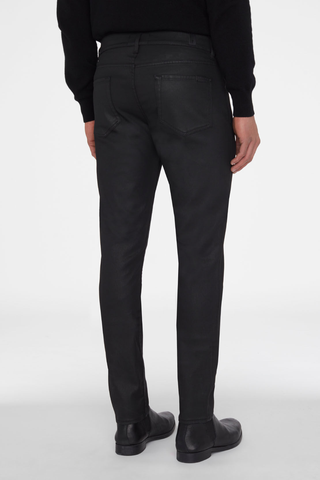 SLIMMY TAPERED COATED BLACK
