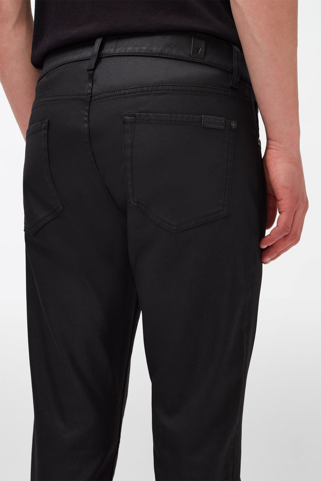 SLIMMY TAPERED COATED BLACK