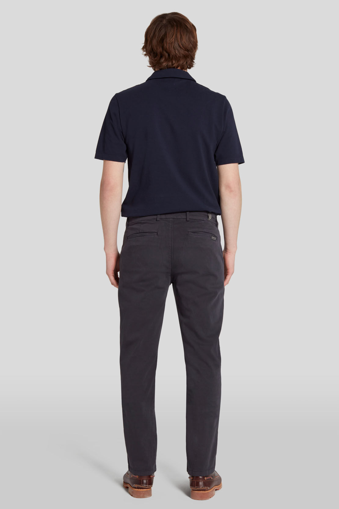 SLIMMY CHINO TAP LP SAT NAVAL BLUE