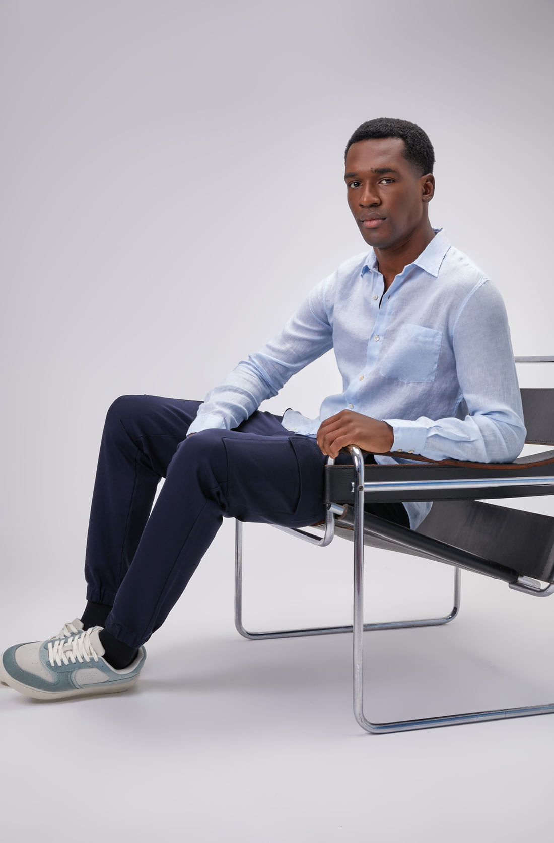 LINEN SHIRT ICE CUBE