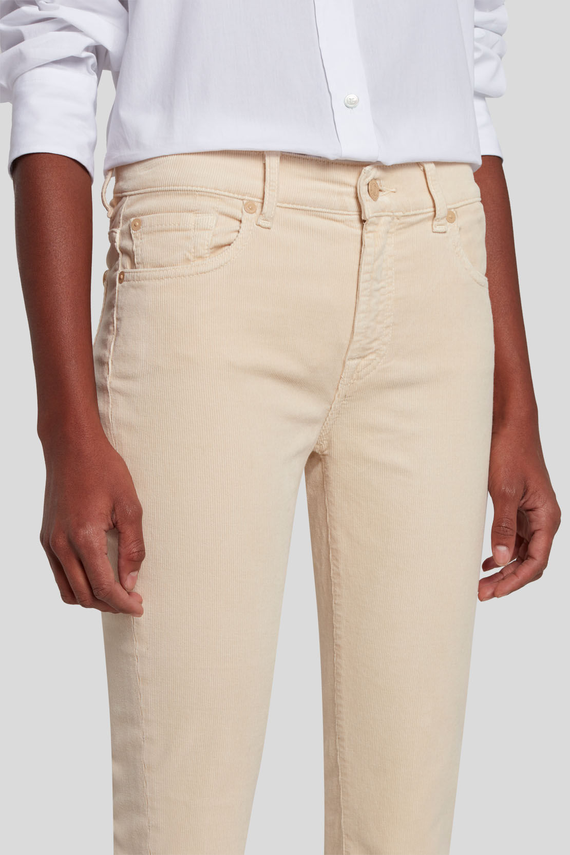 BOOTCUT CORDUROY TAPIOCA