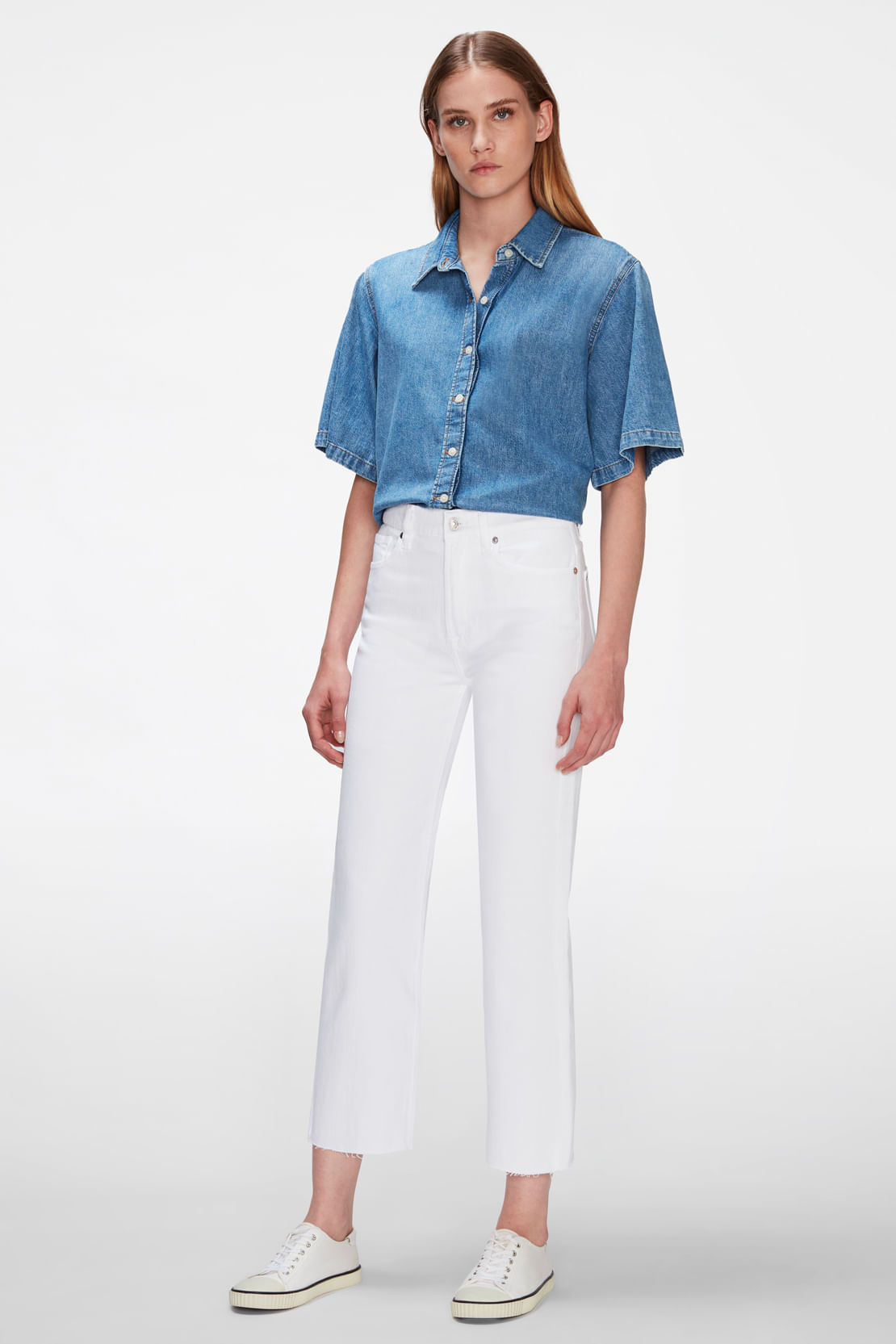 LOGAN STOVEPIPE YACHT WITH RAW CUT HEM