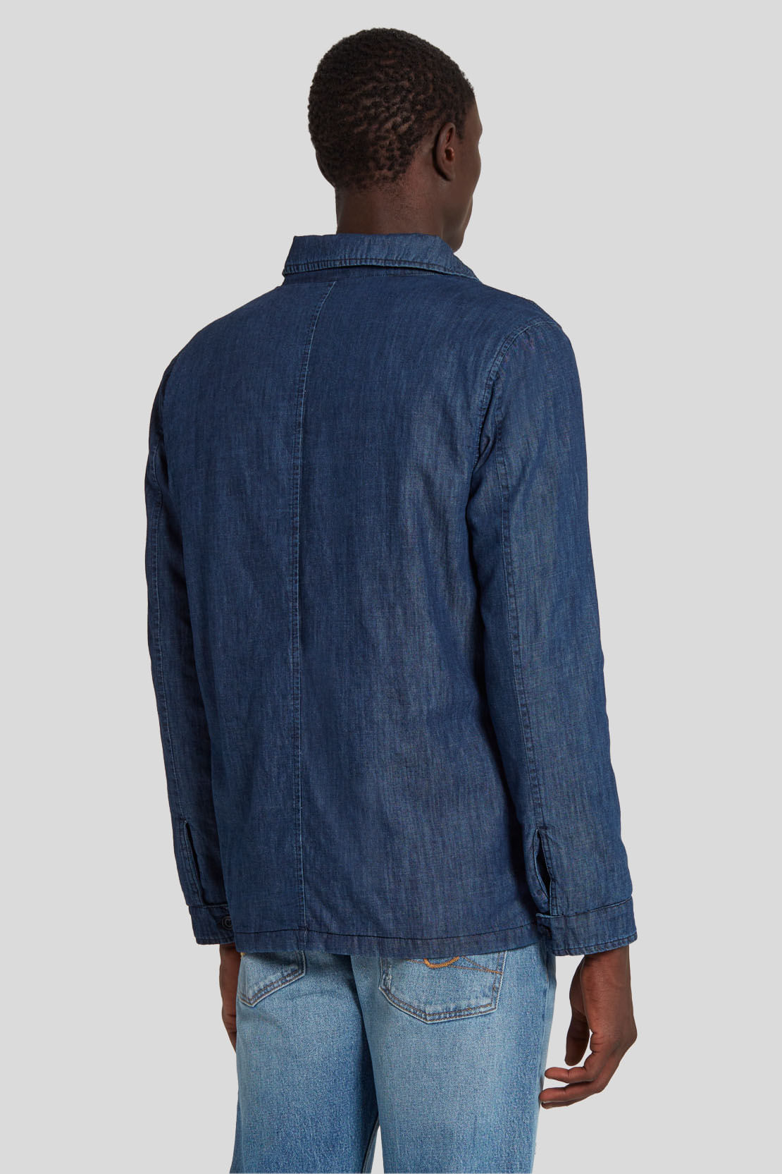 OVERSHIRT PADDED CHAMBRAY