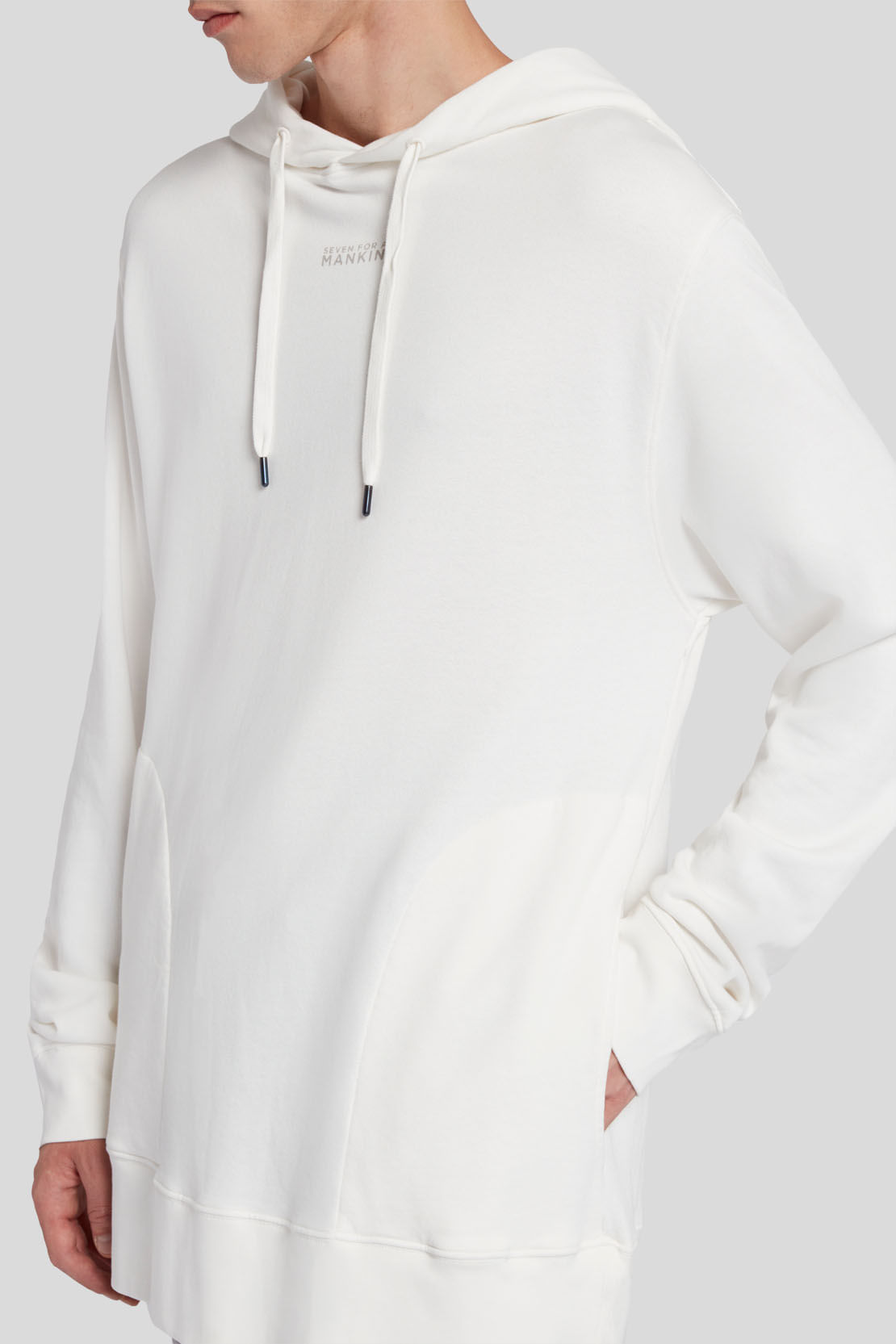 HOODIE MINERAL DYE SNOW