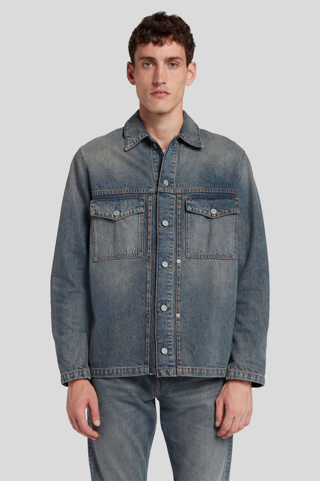 PLEATED OVERSHIRT AIR