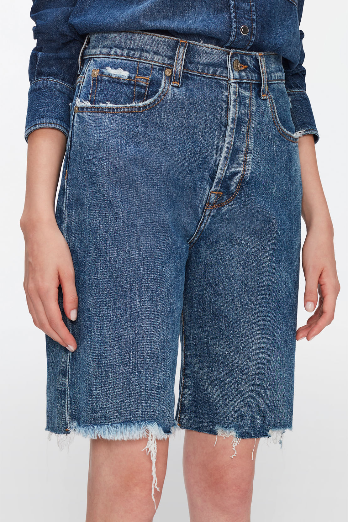 ANDY SHORTS BLAZE WITH IRREGULAR HEM
