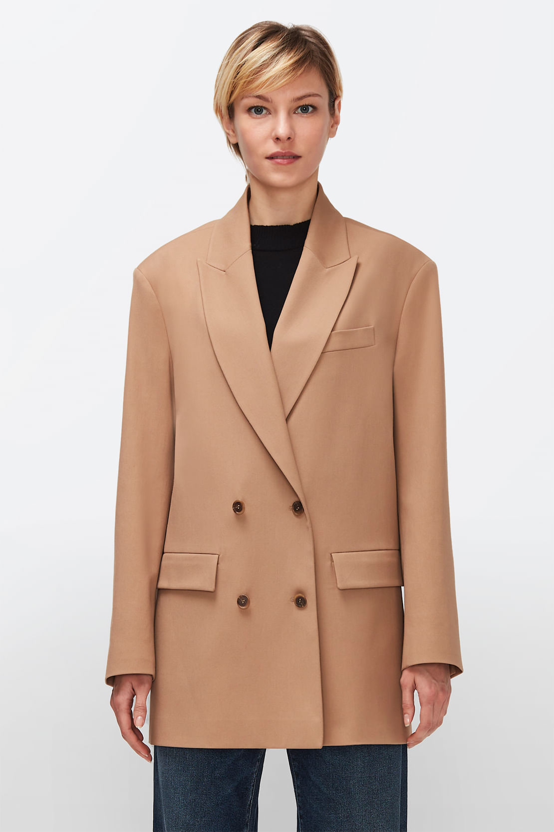 BLAZER Cotton Wool Camel