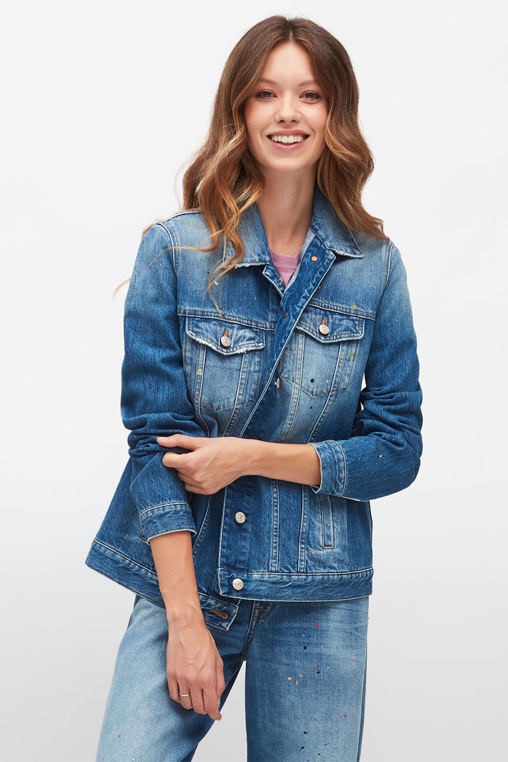BOY JACKET MASTERPIECE WITH ALL OVER COL