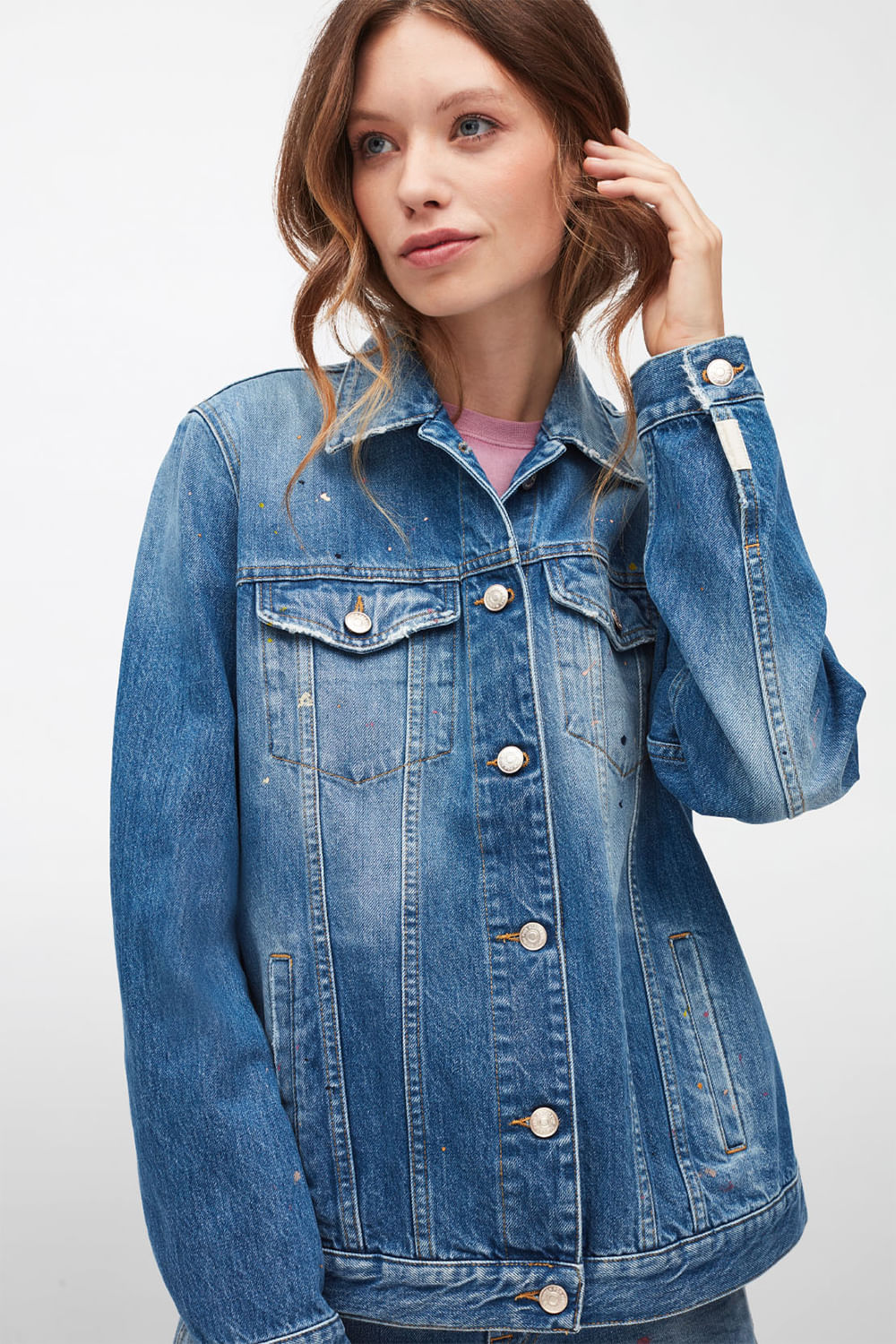 BOY JACKET MASTERPIECE WITH ALL OVER COL