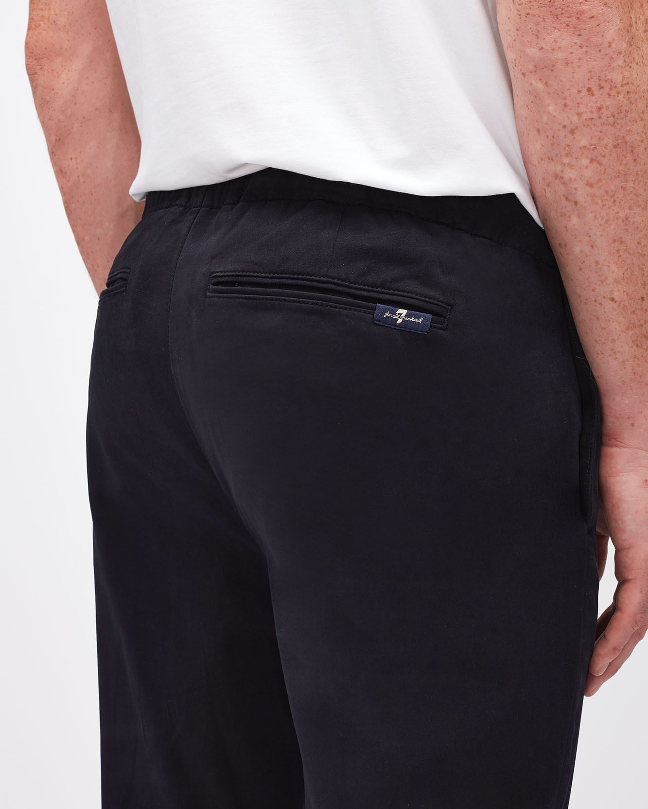 CALCA JOGGER CHINO SATEEN  NAVY