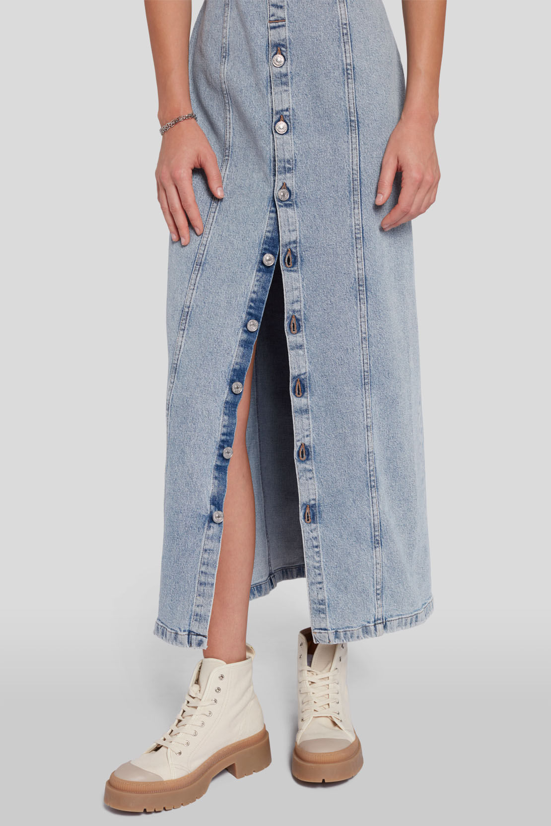 CORSELETTE DRESS ARCTIC