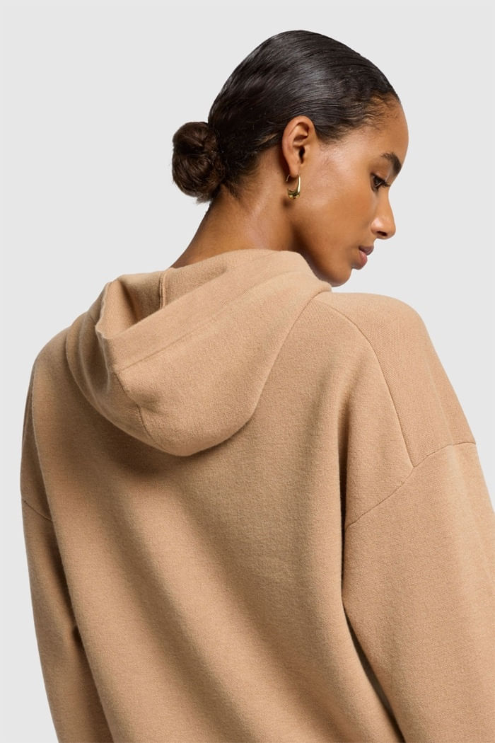 HOODIE WOOL MACHIATO