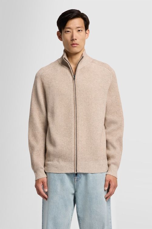 ZIP SWEATER WOOL CASHMERE VANISE