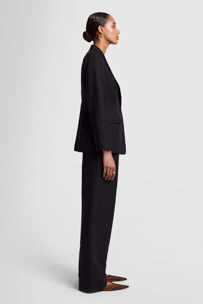 BLAZER LINEN BLACK