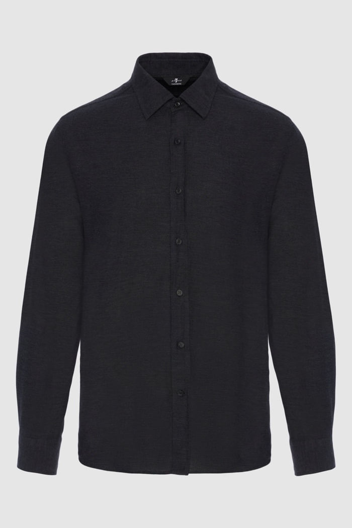 SHIRT CASHMERE DARK GREY