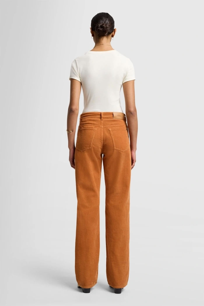 TESS WIDE CORDUROY HONEY MUSTARD