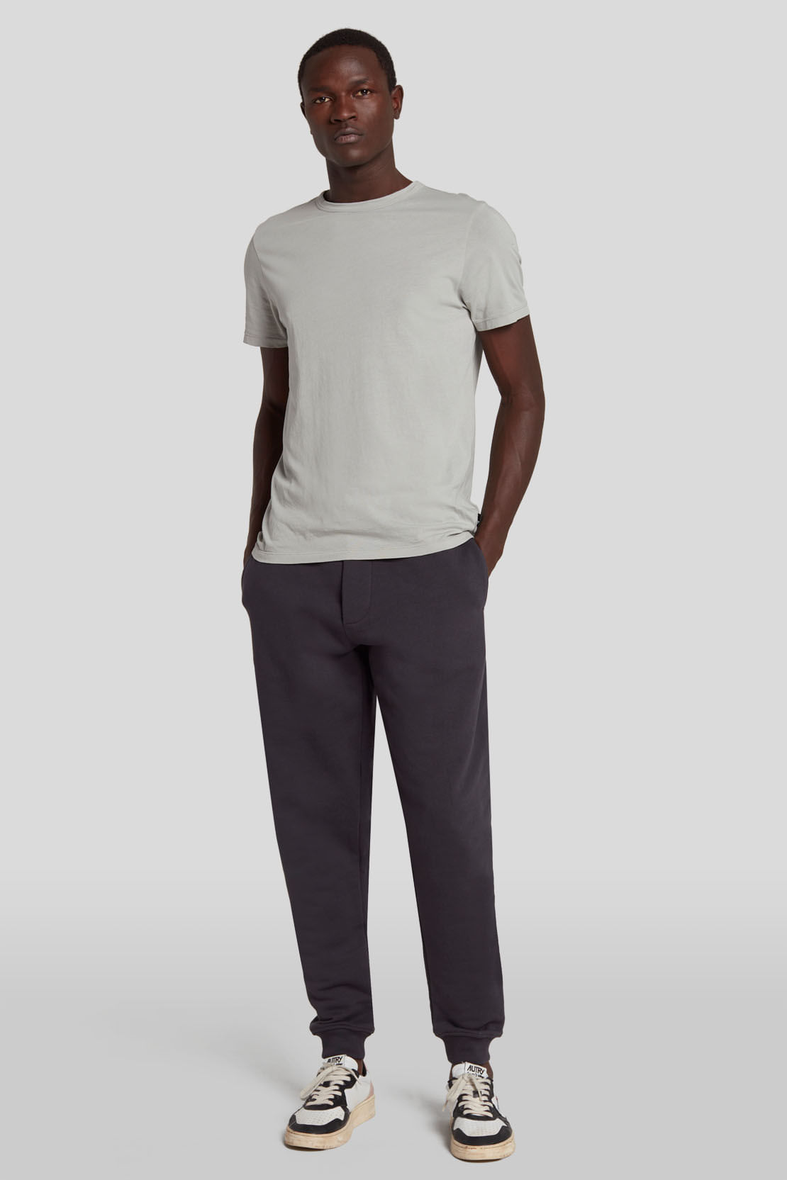 SWEATPANTS ORGANIC COT NAVAL BLUE