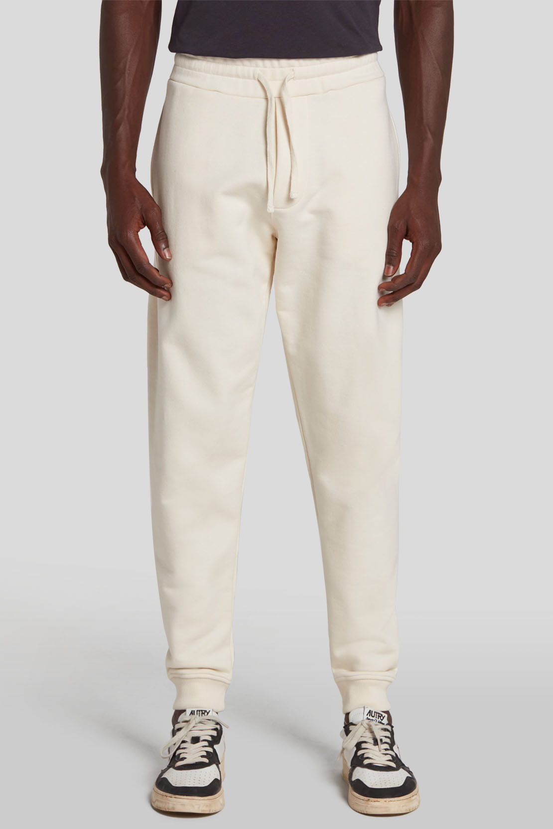 SWEATPANTS ORGANIC COT DOVER WHITE