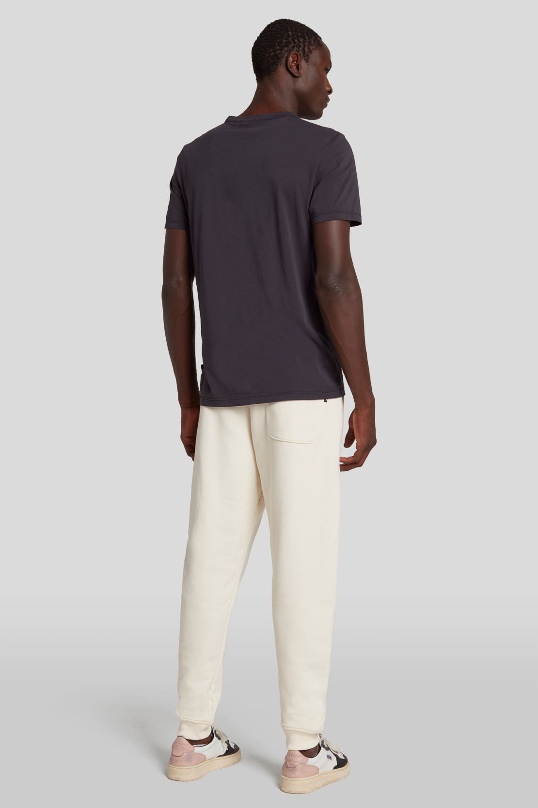 SWEATPANTS ORGANIC COT DOVER WHITE